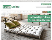 Tablet Screenshot of futon-online.de